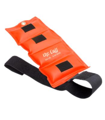 The Cuff Deluxe Ankle and Wrist Weight, Orange (0.75 lb.)