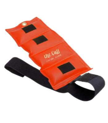The Cuff Deluxe Ankle and Wrist Weight, Orange (7.5 lb.)