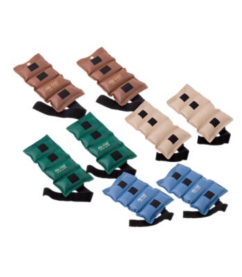 The Cuff Deluxe Ankle and Wrist Weight, 8 Piece Set (2 each: 10, 12.5, 15, 20 lb.)