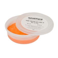 CanDo Microwavable Theraputty Exercise Material - 4 oz - Orange - Soft
