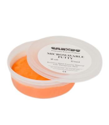 CanDo Microwavable Theraputty Exercise Material - 6 oz - Orange - Soft