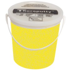 CanDo Sparkle Theraputty Exercise Material - 5 lb - Yellow - X-Soft
