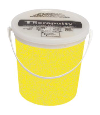 CanDo Sparkle Theraputty Exercise Material - 5 lb - Yellow - X-Soft