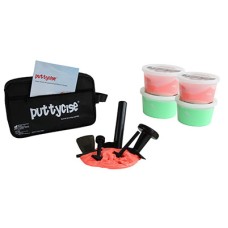 Puttycise 5-piece tool set w/carry bag, manual, 2 x 1 lb red and 2 x 1 lb green putty