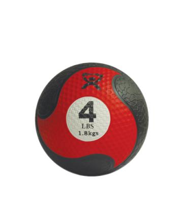 CanDo, Firm Medicine Ball, 8" Diameter, Red, 4 lbs.