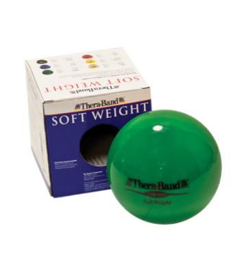 TheraBand Soft Weights ball - Green - 2 kg, 4.4 lb