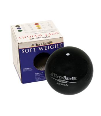 TheraBand Soft Weights ball - Black - 3 kg, 6.6 lb