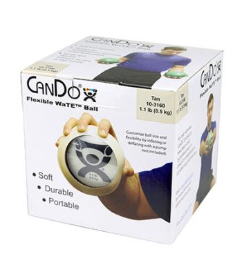 CanDo WaTE Ball - Hand-held Size - Tan - 5" Diameter - 1.1 lb