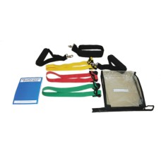 CanDo Adjustable Exercise Band Kit - 3 band (red, green, yellow)