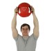 CanDo, Molded Dual Handle Medicine Ball, Red, 11 lb. (5 kg)