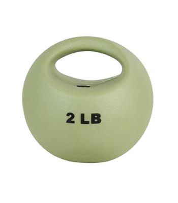 CanDo One Handle Medicine Ball - 2 lb - Tan