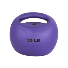 CanDo One Handle Medicine Ball - 20 lb - Purple