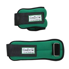 CanDo Weight Straps - 3 lb Set (2 each: 1-1/2 lb weight) - Green