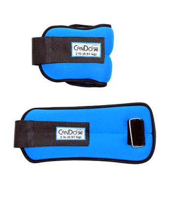 CanDo Weight Straps - 4 lb Set (2 each: 2 lb weight) - Blue