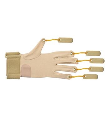 CanDo Deluxe with Thumb Finger Flexion Glove, S/M Left