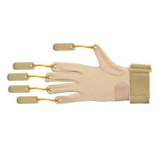 CanDo Deluxe with Thumb Finger Flexion Glove, L/XL Right