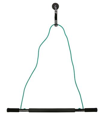 CanDo over door exercise bar and tubing, Green - medium