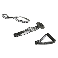 CanDo Exercise Band - Accessory - Kit, 1 each: loop stirrup, door disc, handle (pair)