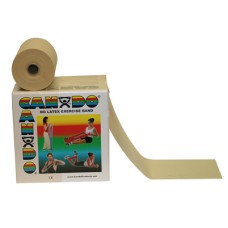 CanDo Latex Free Exercise Band - 50 yard roll - Tan - XX-light