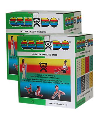 CanDo Latex Free Exercise Band - 100 yard (2 x 50 yard rolls) - Green-medium
