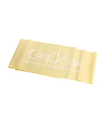 CanDo Latex Free Exercise Band - 5' length - Tan - xx-light