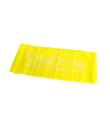 CanDo Latex Free Exercise Band - 5' length - Yellow - x-light