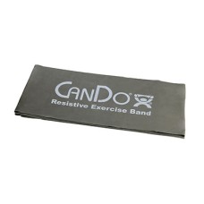 CanDo Latex Free Exercise Band - 5' length - Silver - xx-heavy