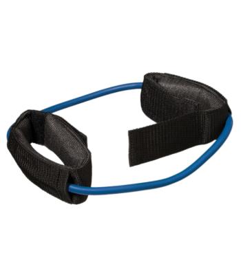 CanDo Exercise Tubing with Cuff Exerciser - 35" - Blue - heavy