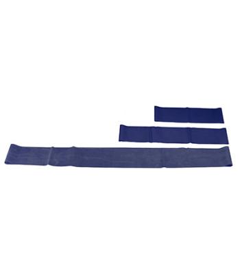 CanDo Band Exercise Loop - 3 piece set (10",15",30"), blue - heavy