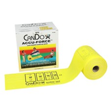 CanDo AccuForce Exercise Band - 50 yard roll - Yellow - x-light