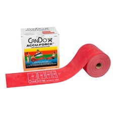 CanDo AccuForce Exercise Band - 50 yard roll - Red - light