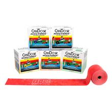 CanDo AccuForce Exercise Band - 50 yard rolls, 5-piece set (1 each: yellow, red, green, blue, black)
