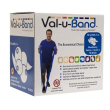Val-u-Band Resistance Bands, Dispenser Roll, 50 Yds., Blueberry-Level 4/7, Latex-Free
