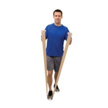 Val-u-Band Resistance Bands, Dispenser Roll, 100 Yds. (2 x 50 Yds.), Pear-Level 0/7, Latex-Free