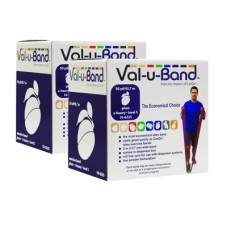 Val-u-Band Resistance Bands, Dispenser Roll, 100 Yds. (2 x 50 Yds.), Plum-Level 5/7, Contains Latex