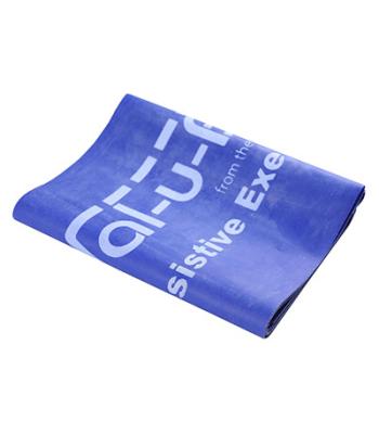 Val-u-Band Resistance Bands, Pre-Cut Strip, 5', Blueberry-Level 4/7, Contains Latex