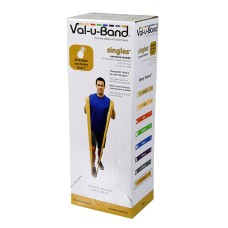Val-u-Band Resistance Bands, Pre-Cut Strip, 5', Pineapple-Level 7/7, Case of 30, Contains Latex