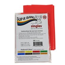 Sup-R Band Latex Free Exercise Band - 5 foot Singles, Red - light