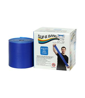 Sup-R Band Latex Free Exercise Band - 50 yard roll - Blue - heavy
