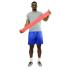 CanDo Low Powder Exercise Band - 4' length - Red - light