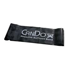 CanDo Low Powder Exercise Band - 5' length - Black - x-heavy