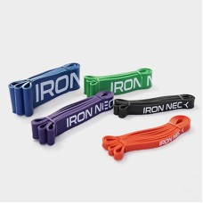 Iron Neck Power Bands, Set of 5 (XL, L, M, H, XH)