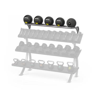 Batca Fitness Systems, Optional Ball Rack for 3 Tier 6' Dumbbell Rack