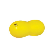 CanDo Inflatable Exercise Saddle Roll - Yellow - 16" Dia x 35" L (40 cm Dia x 90 cm L)