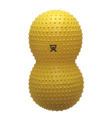 CanDo Inflatable Exercise Sensi-Saddle Roll - Yellow - 16" Dia x 35" L (40 cm Dia cm x 90 cm L)