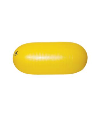 CanDo Inflatable Exercise Straight Roll - Yellow - 16" Dia x 35" L (40 cm Dia x 90 cm L)