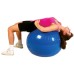CanDo Inflatable Exercise Ball - Blue - 34" (85 cm)