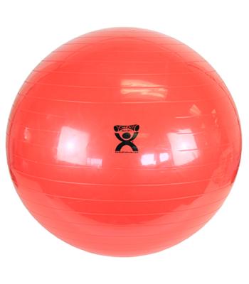 CanDo Inflatable Exercise Ball - Red - 38" (95 cm)