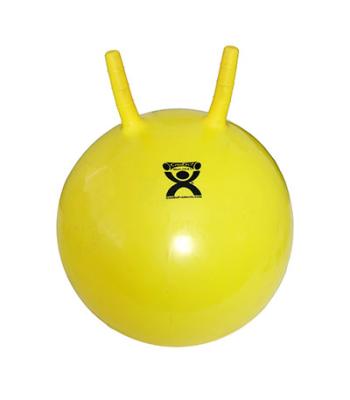 CanDo Inflatable Exercise Jump Ball - Yellow - 16" (40 cm)