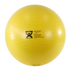 CanDo Inflatable Exercise Ball - ABS Extra Thick - Yellow - 18" (45 cm)